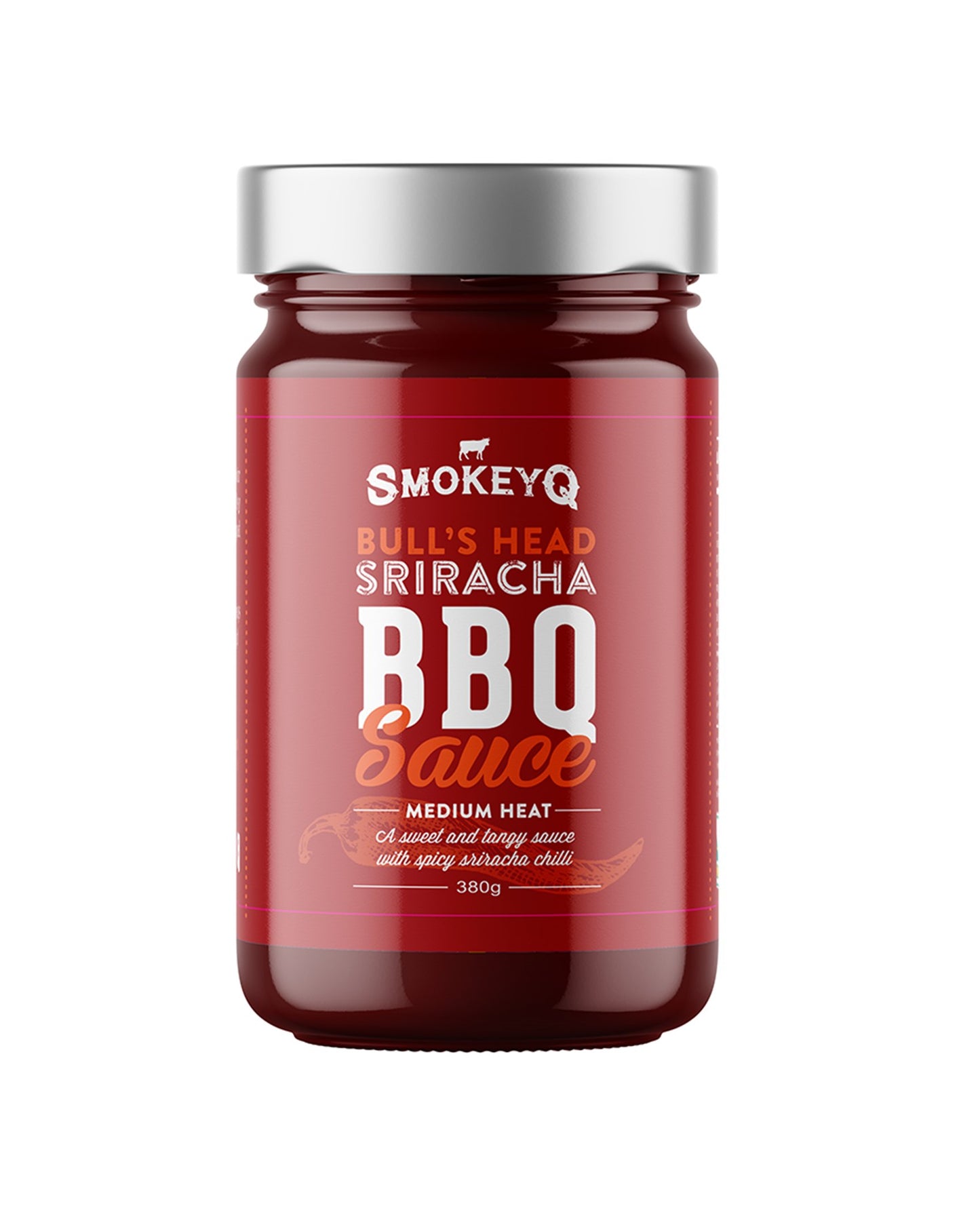 Bulls head Sriracha BBQ sauce