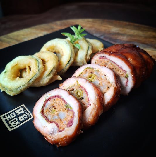 Rollade van Duroc ribkotelet
