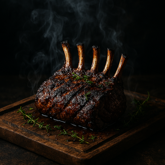 Hertenrack met blauwe bessen Glaze