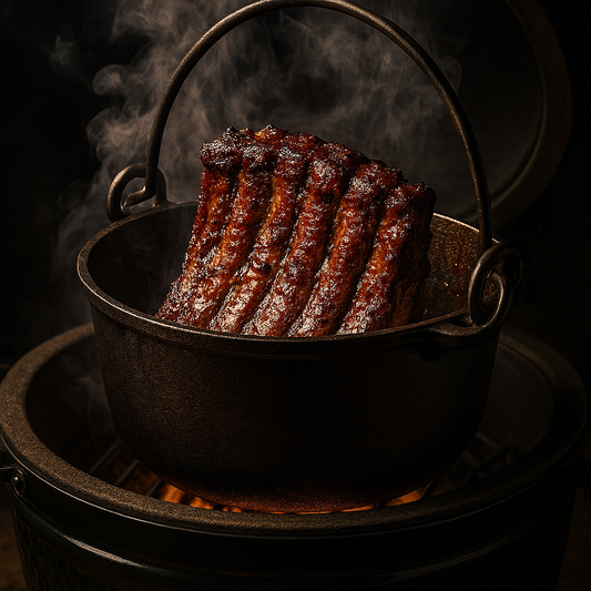 Spare-rib uit de Dutch-oven