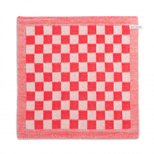 Kookdoek KnitFactory Ecru Rood