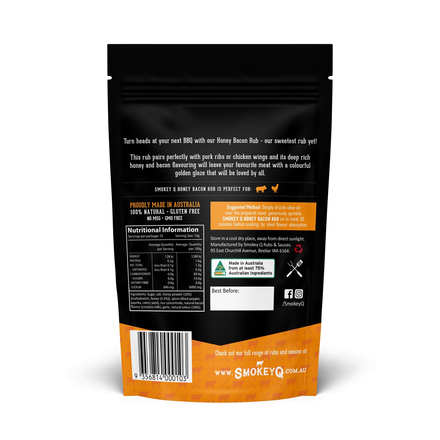 Sweet Hog Honey Bacon BBQ Rub
